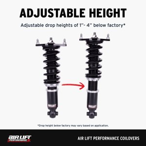 Audi S3 Coilover Suspension Kit - Front + Rear - Air Lift - Air Lift Performance - `08-`12